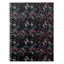 Carnet de photos en spirale Rock and Roll