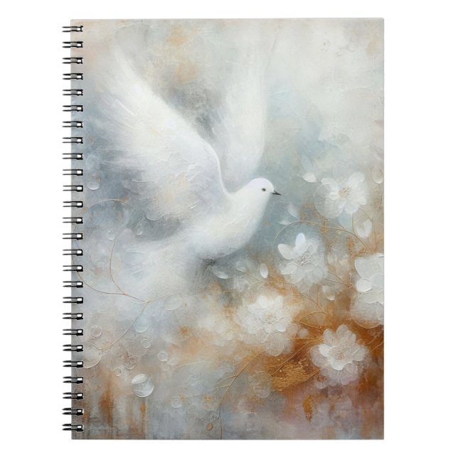 Carnet de photos floral colombes de mariage (Devant)