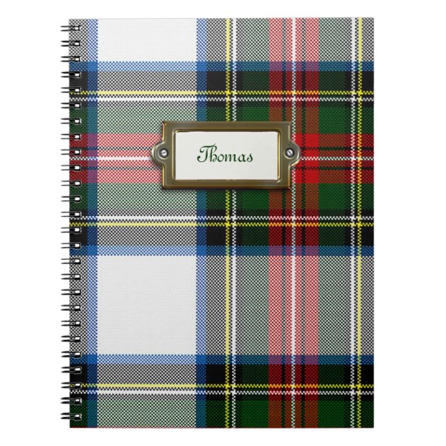 Carnet de plaid de tartan de robe de Stewart (Devant)