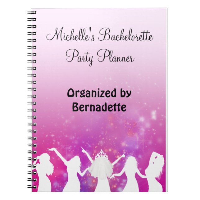 Carnet de planificateur de partie de Bachelorette (Devant)