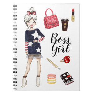 Carnet de planificateur fille Boss