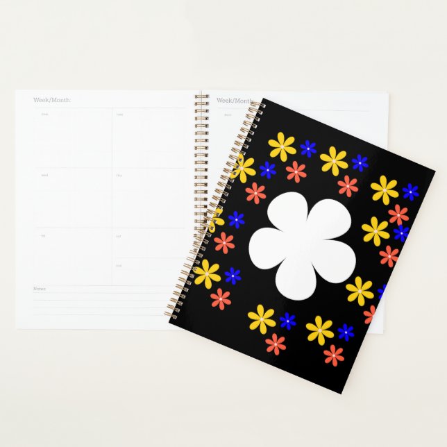 Carnet de planificateur personnalisable | élégant (Devant avec enveloppe)