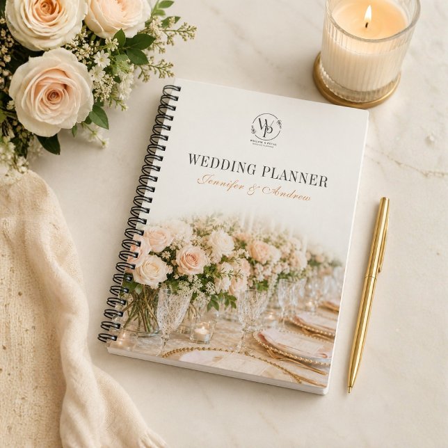 Carnet de planification de mariage floral élégant  (Créateur téléchargé)