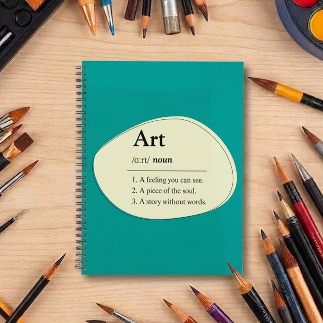 Carnet de planification de style de dictionnaire d (Fully customizable notebook planner for art lovers)