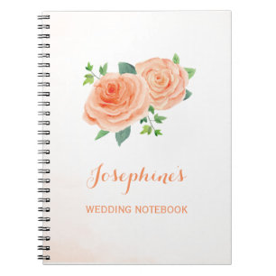 Carnet de planification du Mariage Rose Peach