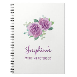 Carnet de planification du Mariage Rose violet