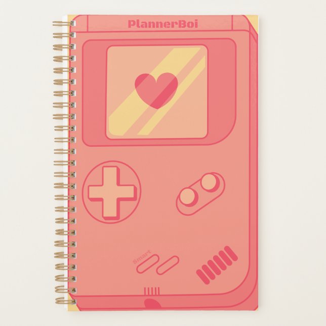 Carnet de planification pour fille de gamer (Devant)