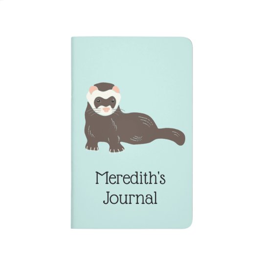 Carnet De Poche Ferret Brown Personnalise A La Pointe Verte Zazzle Fr