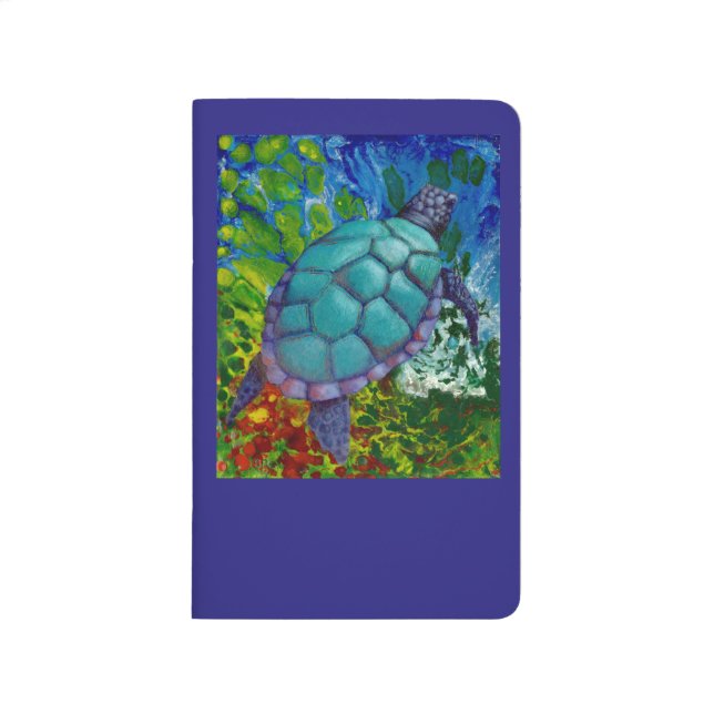 Carnet De Poche Journal/carnet à dessins de tortue de mer (Devant)