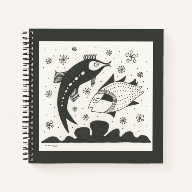 Carnet de poisson inspiré de la Grèce mycénienne (Devant)