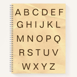 CARNET de pratique des lettres alphabétiques ABC P