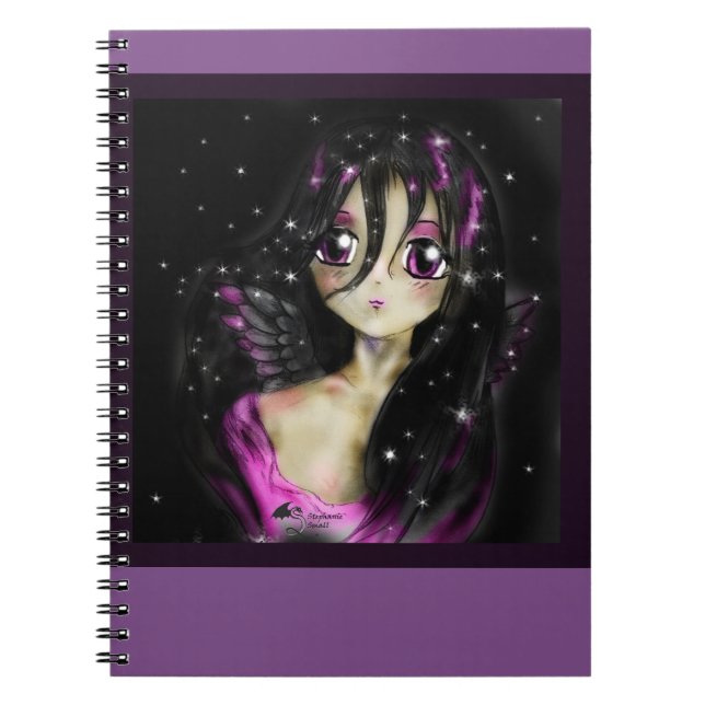 Carnet de princesse Angel Manga Girl Magic d'Anime (Devant)