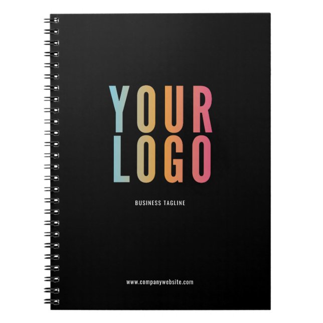 Carnet de promotion personnalisé avec logo de l'en (Devant)