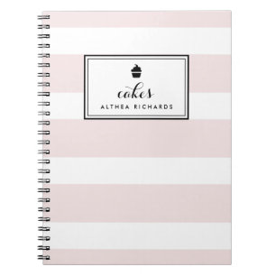 Carnet de recette de cuisson personnalisable Blush