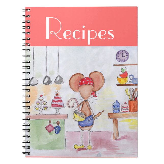 Carnet de recette de souris de Baker (Devant)