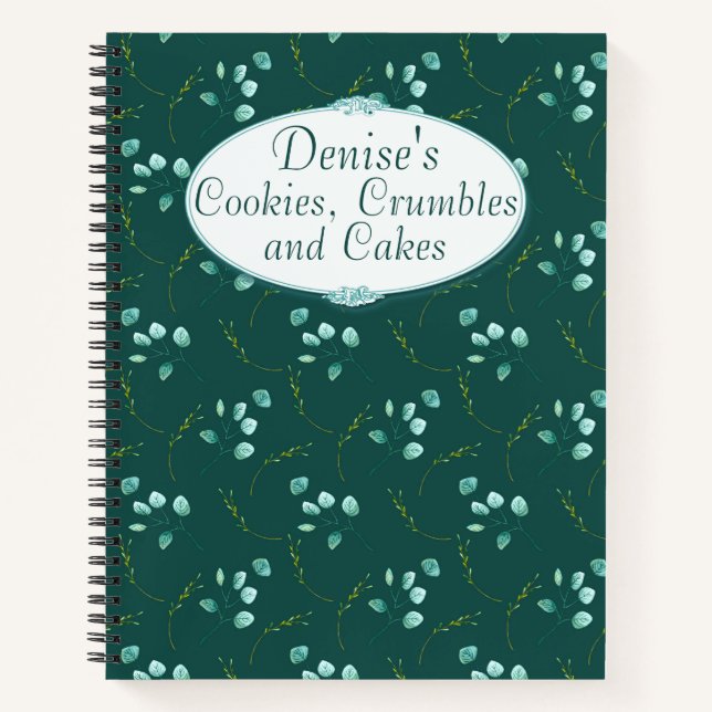 Carnet de recette Eucalyptus Stems (Devant)