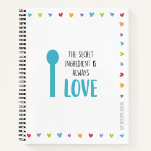 Carnet de recette ou Journal pour écrire des recet