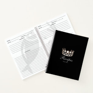 Carnet de recette personnalisée Miss USA Silver Cr
