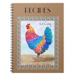 Carnet de recettes de coq français