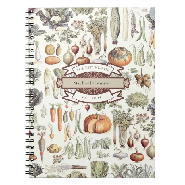 Carnet de recettes de cuisine végétale d'Adolphe M (Devant)