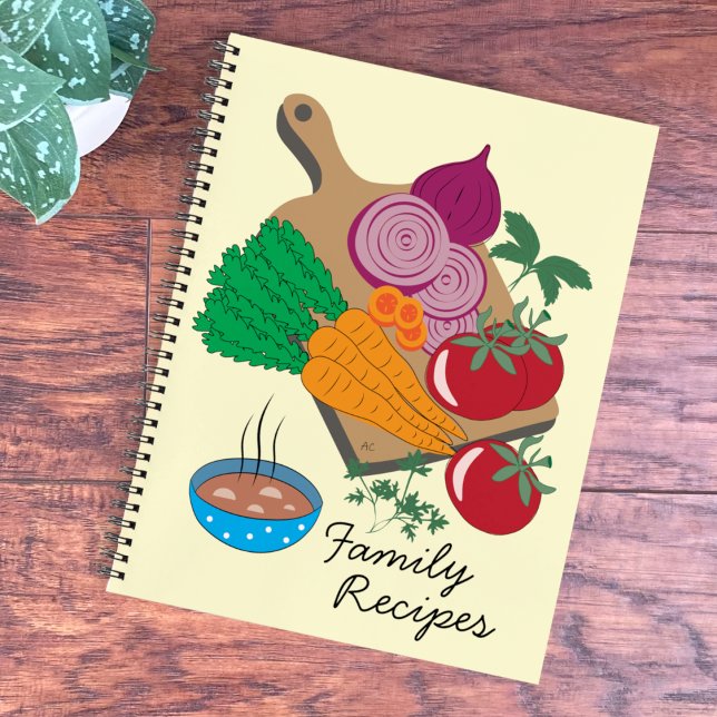 Carnet de recettes de famille de légumes (Créateur téléchargé)