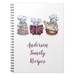 Carnet de recettes de famille de lutins de pâtisse