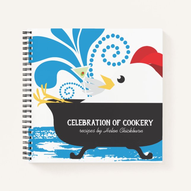 Carnet de recettes de livre de cuisine personnel m (Devant)