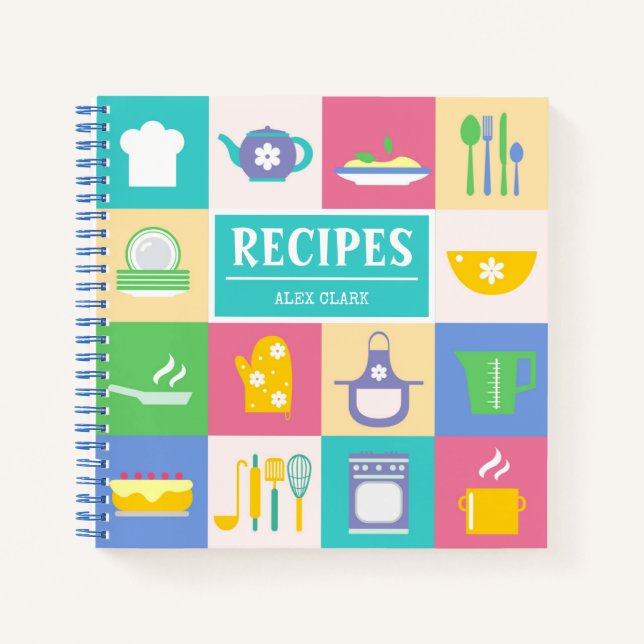 Carnet de recettes personnalisé (Devant)