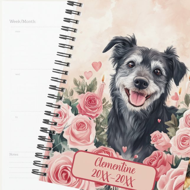 Carnet de rendez-vous non daté Chien Mâtin de sauv (Créateur téléchargé)