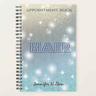 Carnet de rendez-vous pour les cheveux brillants