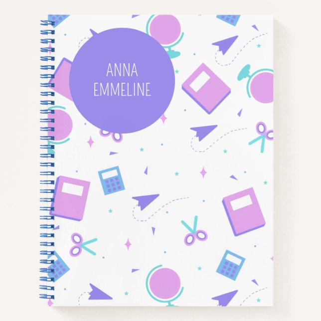 Carnet de retour à l'école personnalisé (Devant)