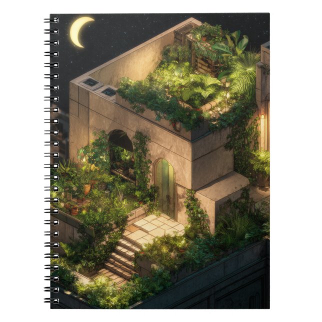 Carnet de retraite sur le toit de la lune (Devant)