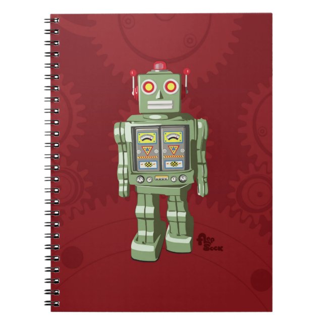 Carnet de robot de jouet (Devant)