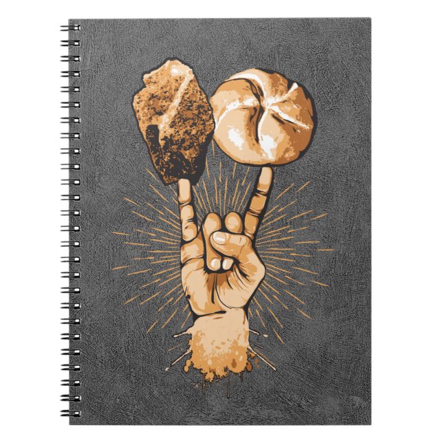 Carnet de roches et de rouleaux (Devant)