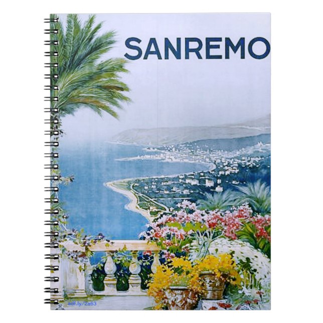 Carnet de Sanremo, Italie (Devant)