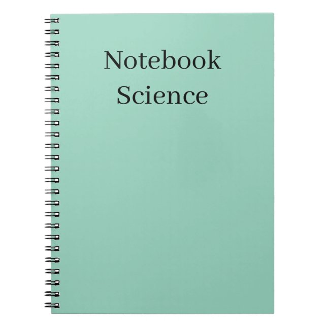 carnet de science minimaliste (Devant)