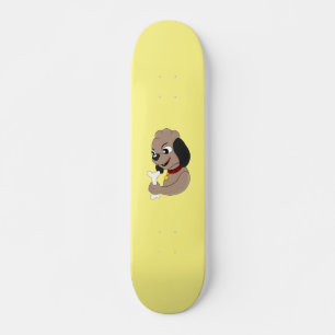 Carnet de skateboard pour chien chiot mignon