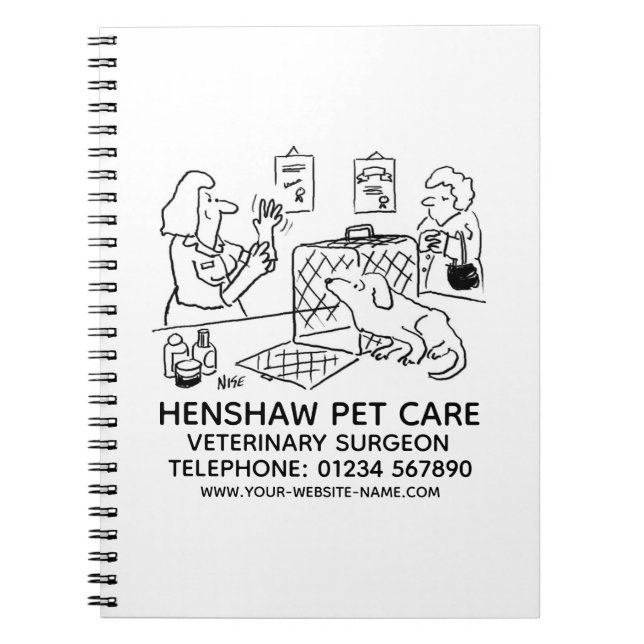 Carnet de soins pour animaux de vétérinaires (Devant)