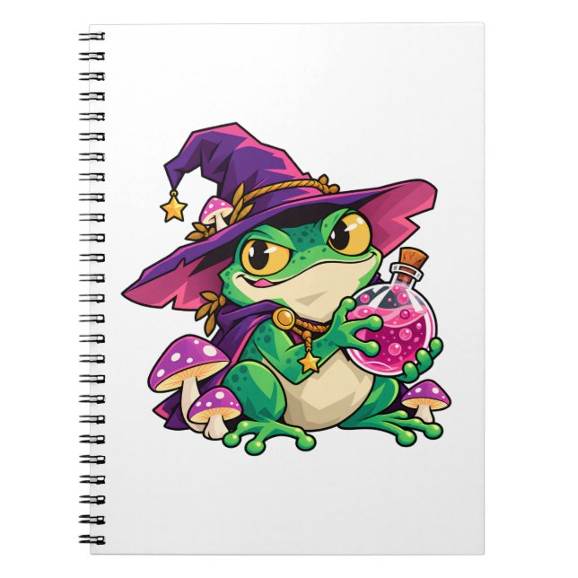 Carnet de sorcier de grenouille d'alchimiste sans  (Devant)