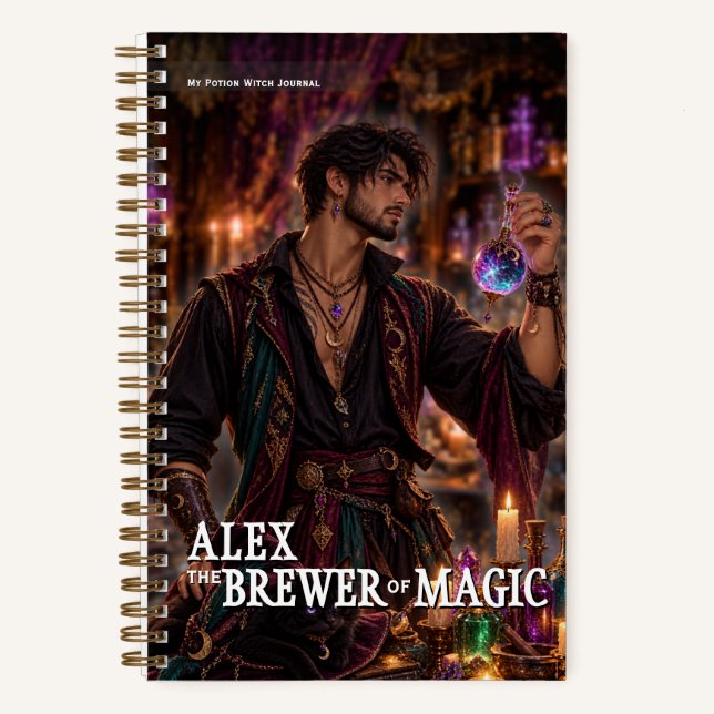 Carnet de sorcière de potion fantastique (Recto)