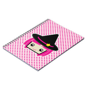 Carnet de sorcière Kawaii Pink Haired