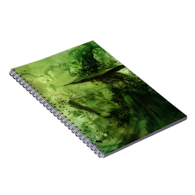 Carnet de sorcière verte (Côté Droit)