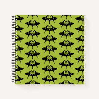 Carnet de soucoupe volante UFO Space Alien Sci Fi