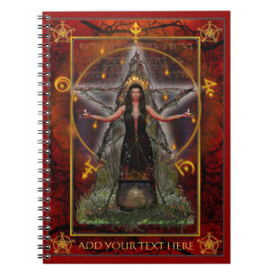 Carnet de Spellweaver (rouge fait sur commande)