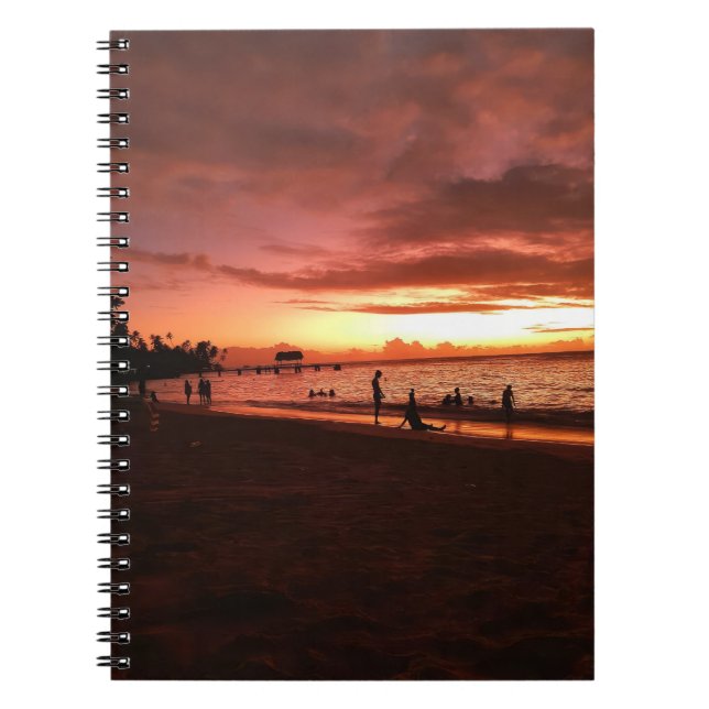 Carnet de spirale crépusculaire des Caraïbes (Devant)