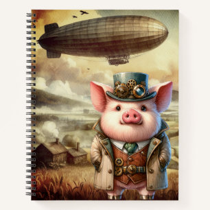 Carnet de spirale de sanglier à vapeur