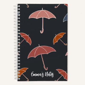 Carnet de spirale parapluie | carnet d'automne mig