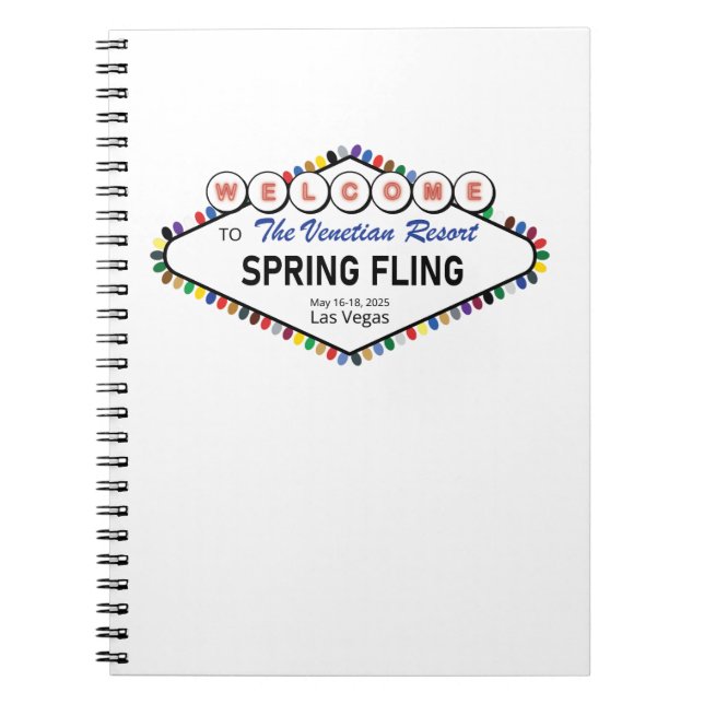 Carnet de Spring Fling (Devant)