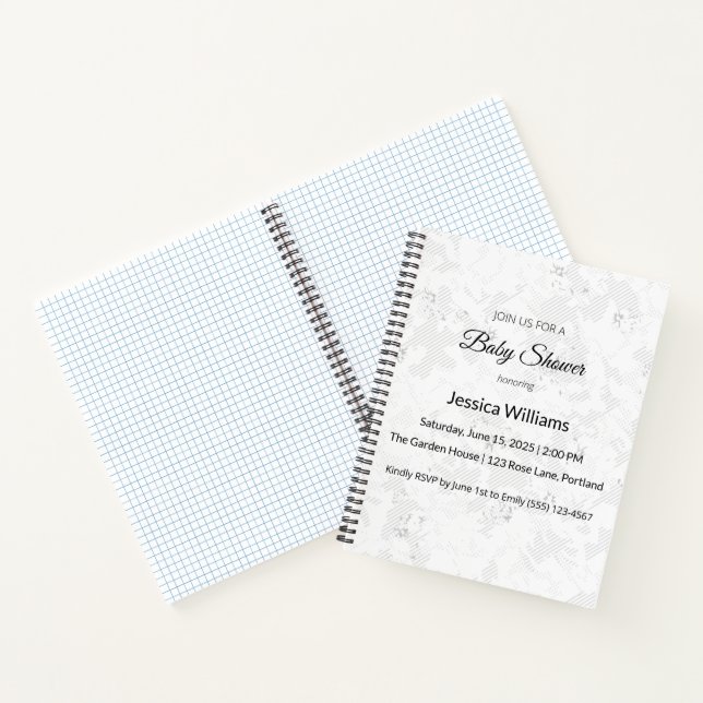 Carnet de sténographie | Rose | Imprimé | Recharge (Intérieur)