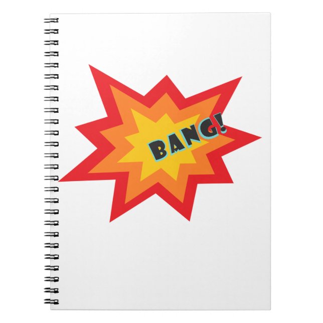 Carnet de style bande dessinée (Devant)